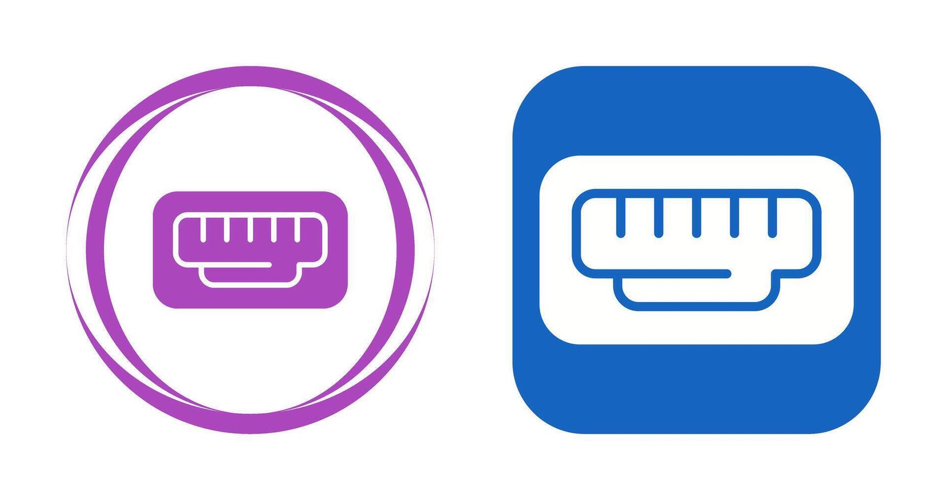 Ethernet Port Vector Icon