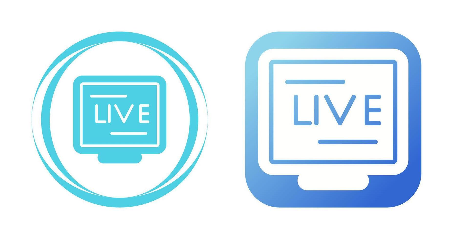 Live Stream Vector Icon