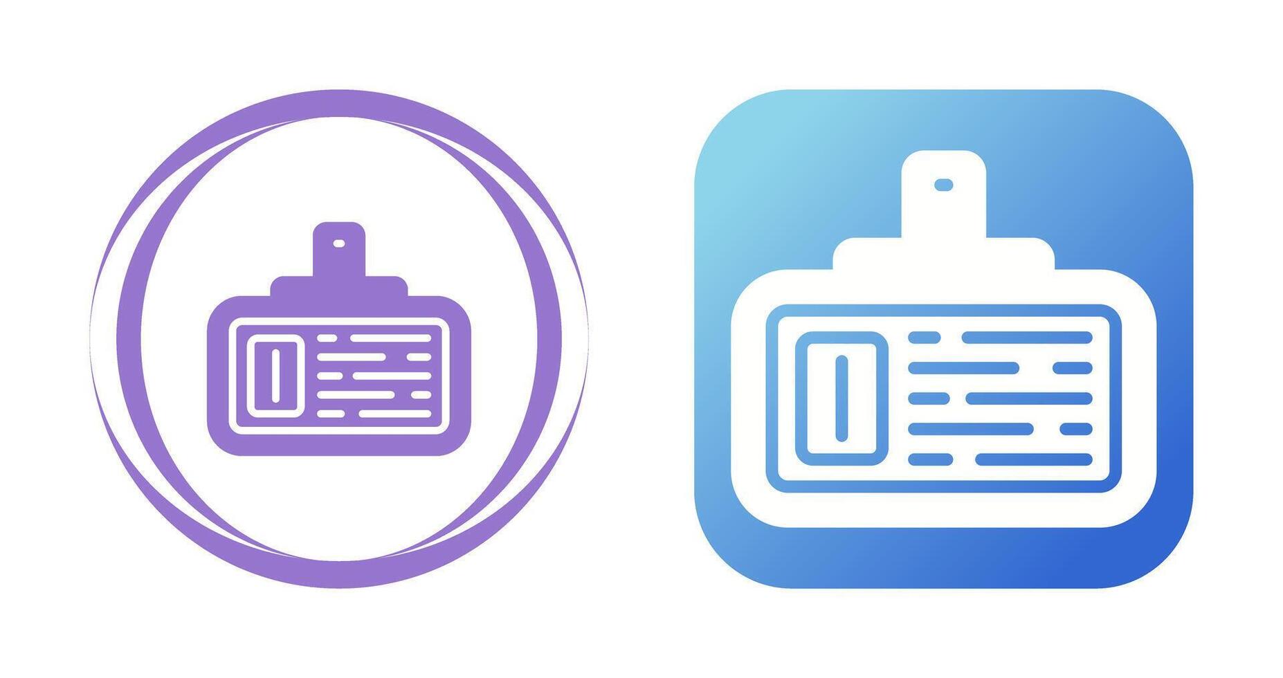 Id Card Vector Icon