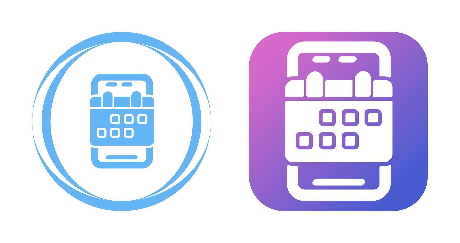 Booking App Vector Icon