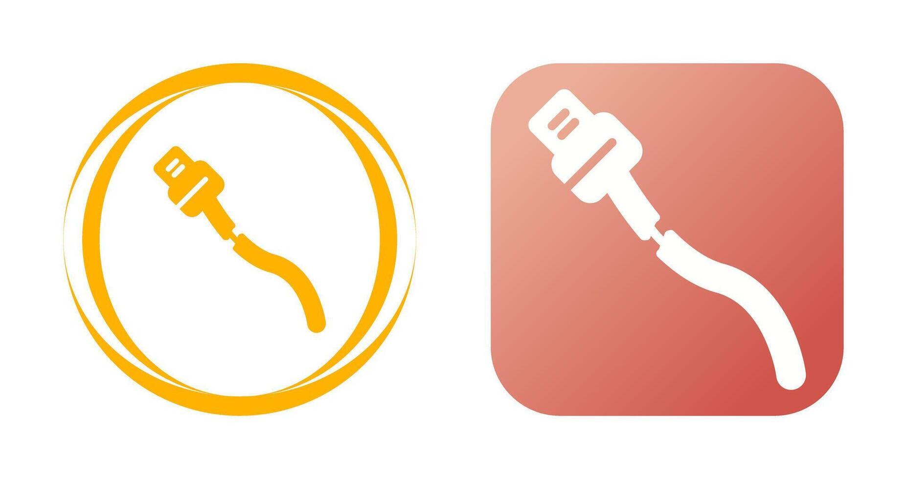 Broken Cable Vector Icon