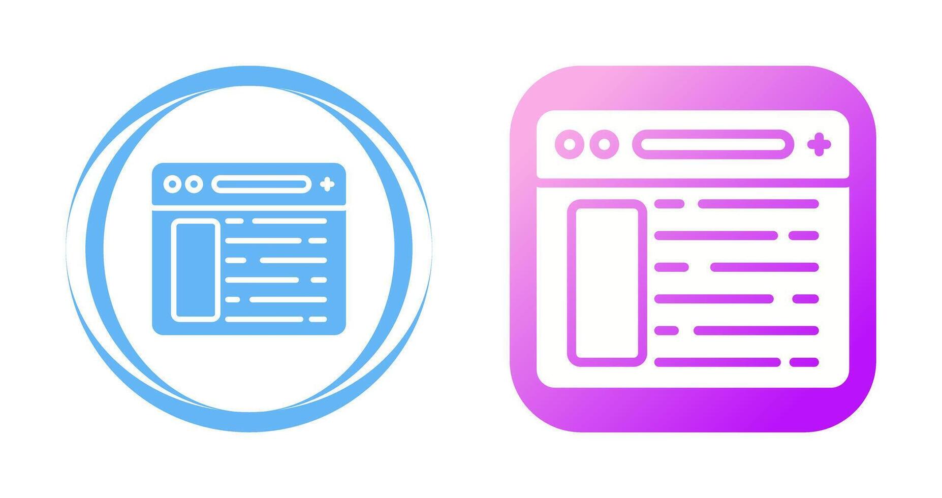 Browser Vector Icon