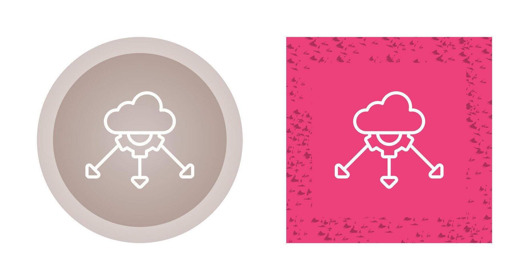 Network Load Balancing Vector Icon