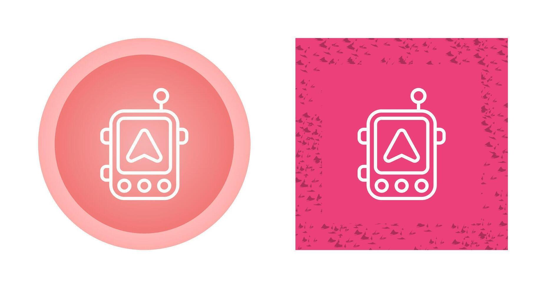 GPS Navigation Device Vector Icon