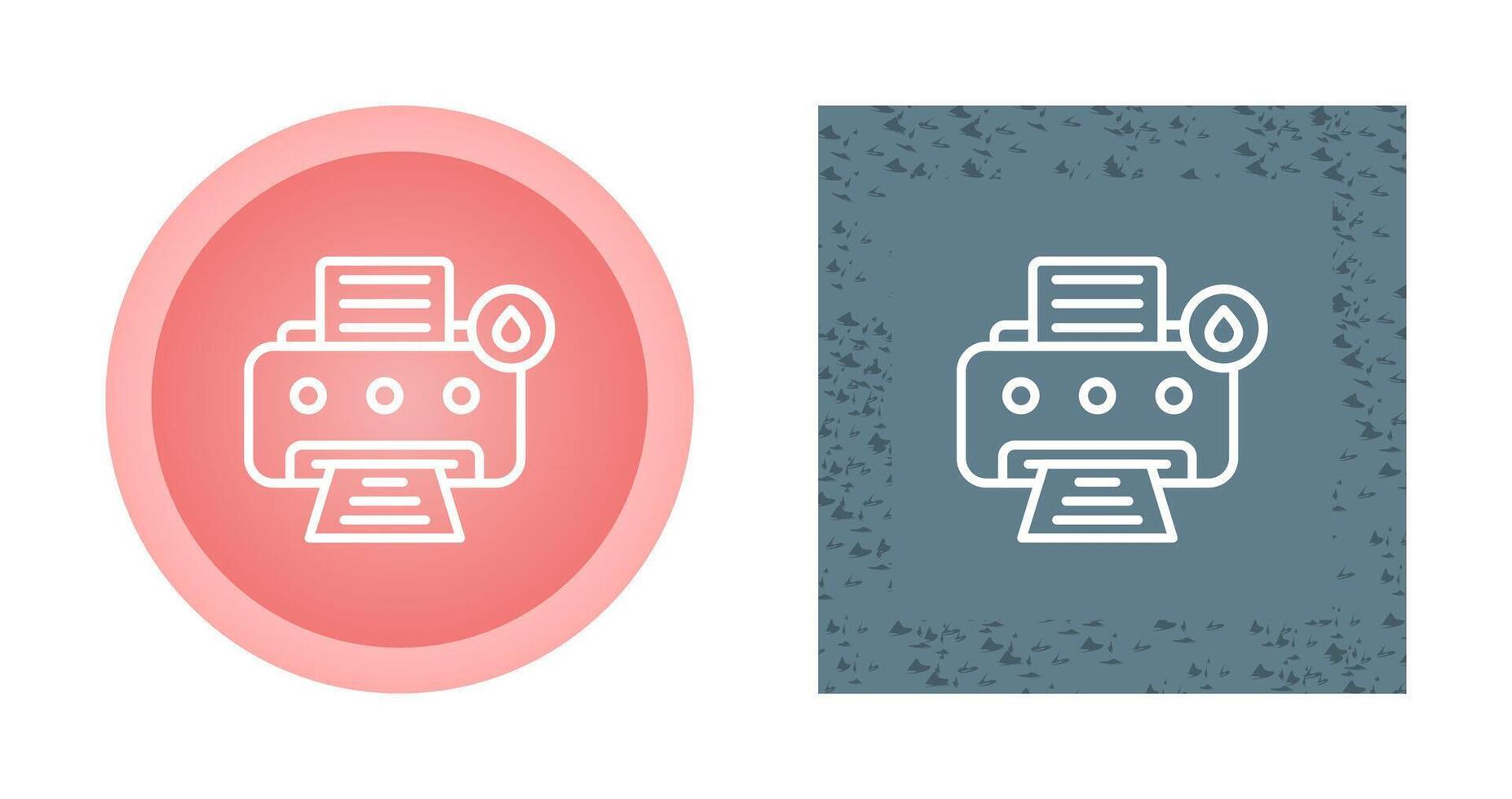 Inkjet Printer Vector Icon