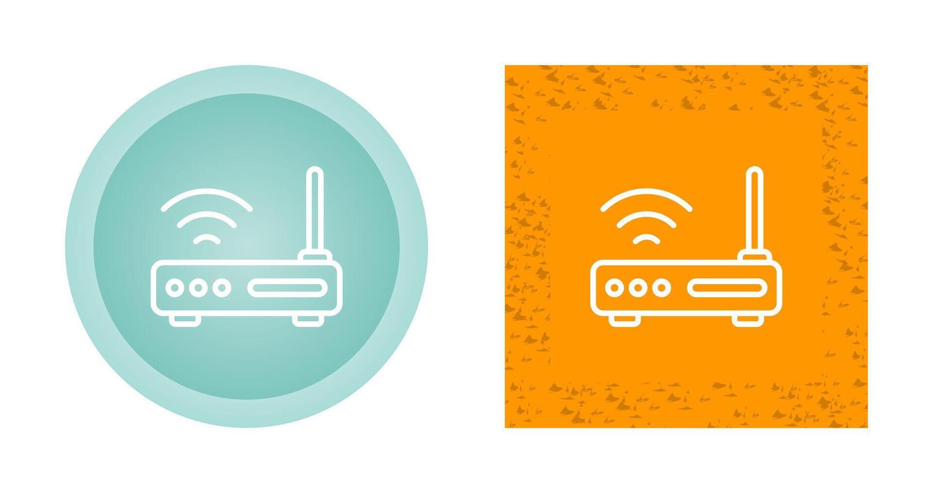 Wifi enrutador vector icono