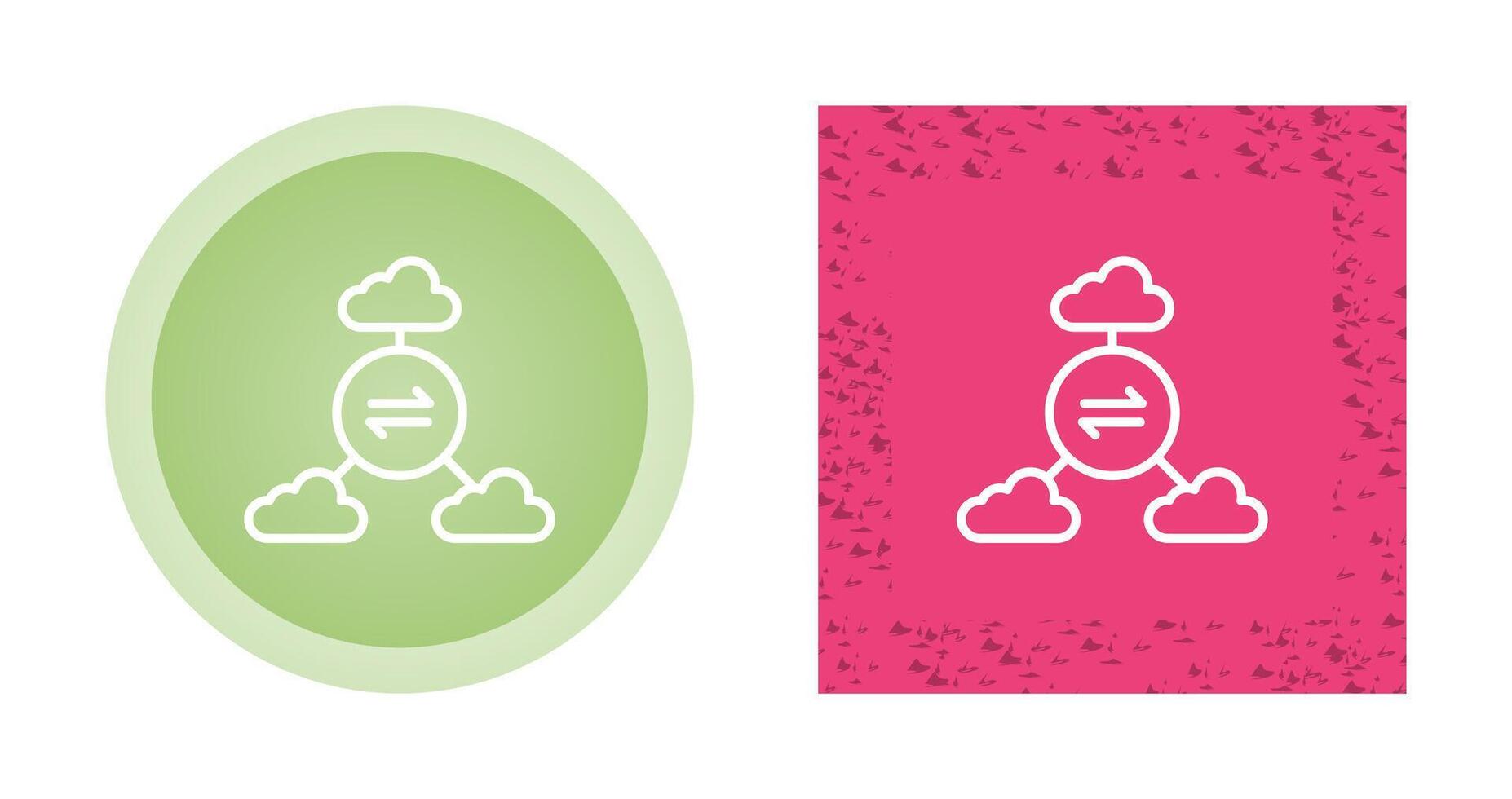 Multi-Cloud Vector Icon