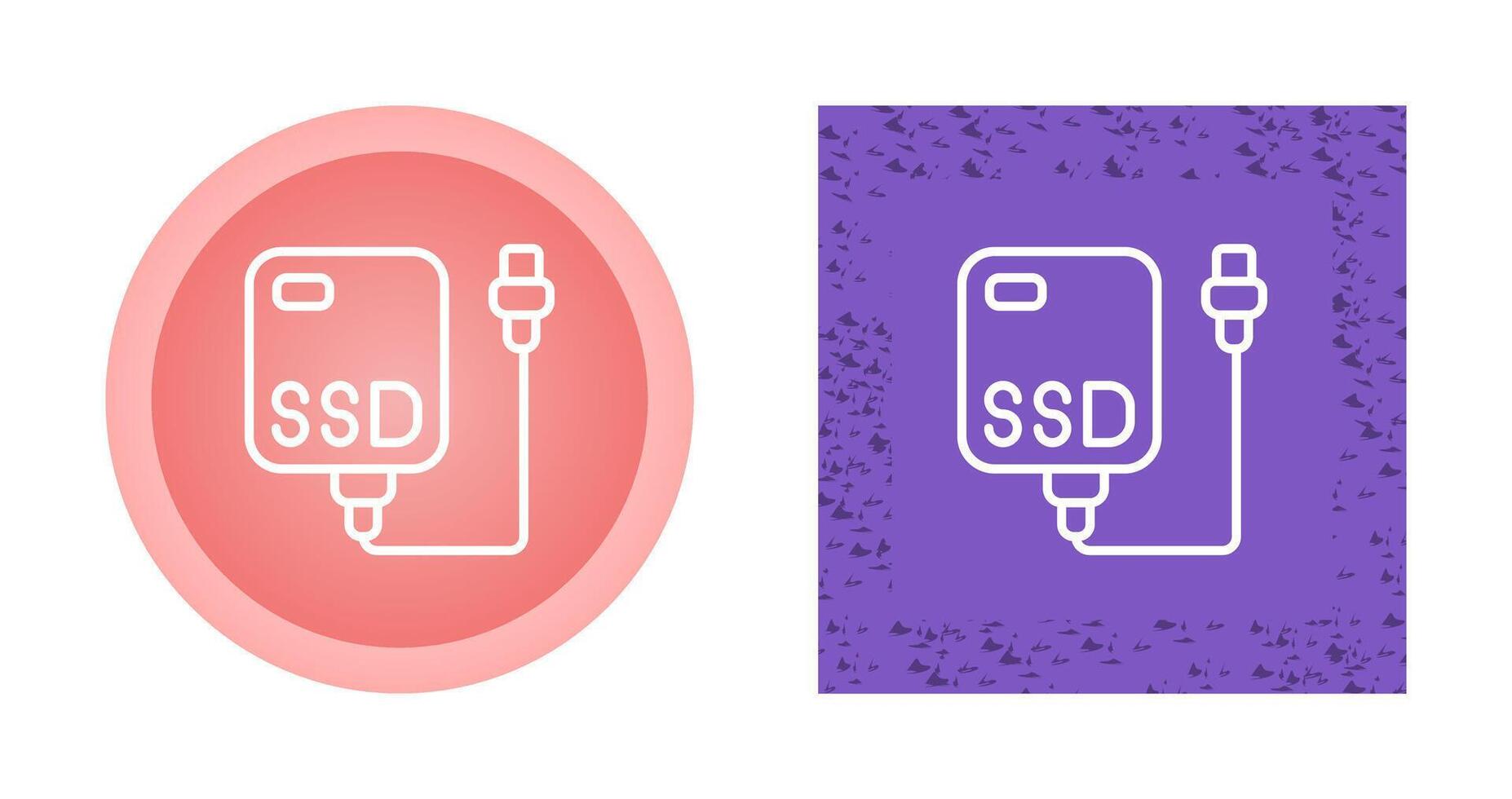 External SSD Vector Icon