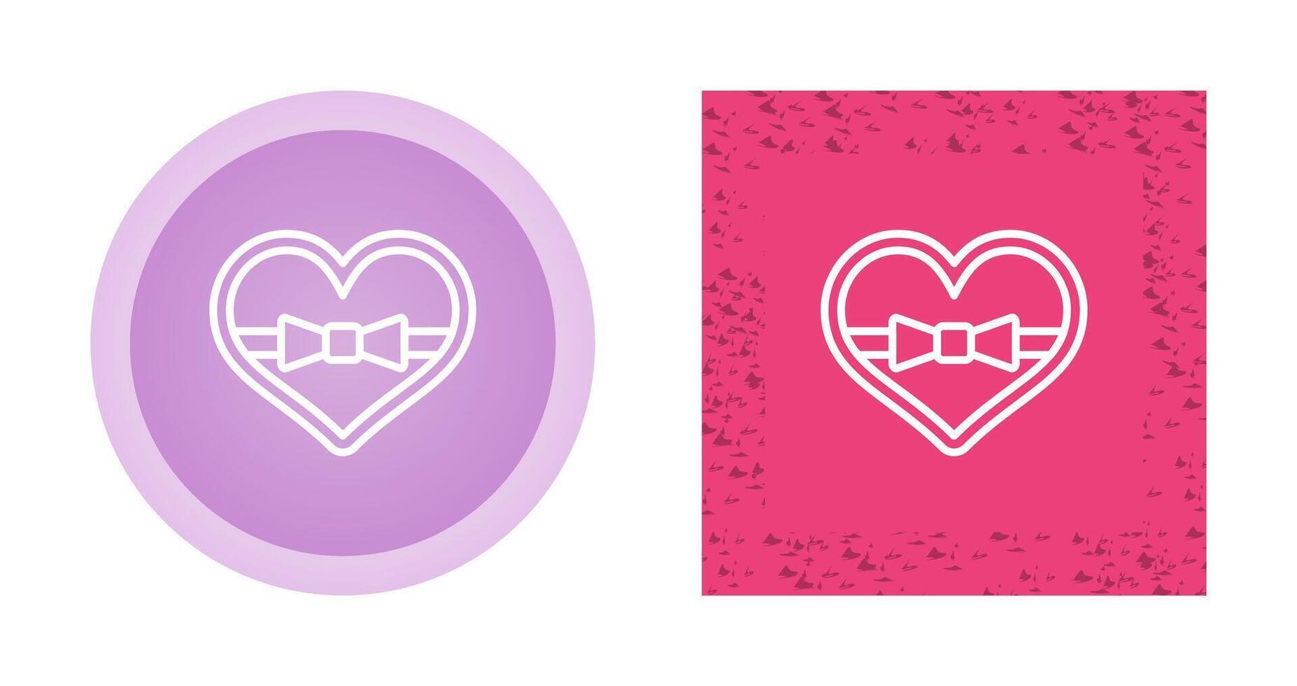 Heart shaped chocolates Vector Icon