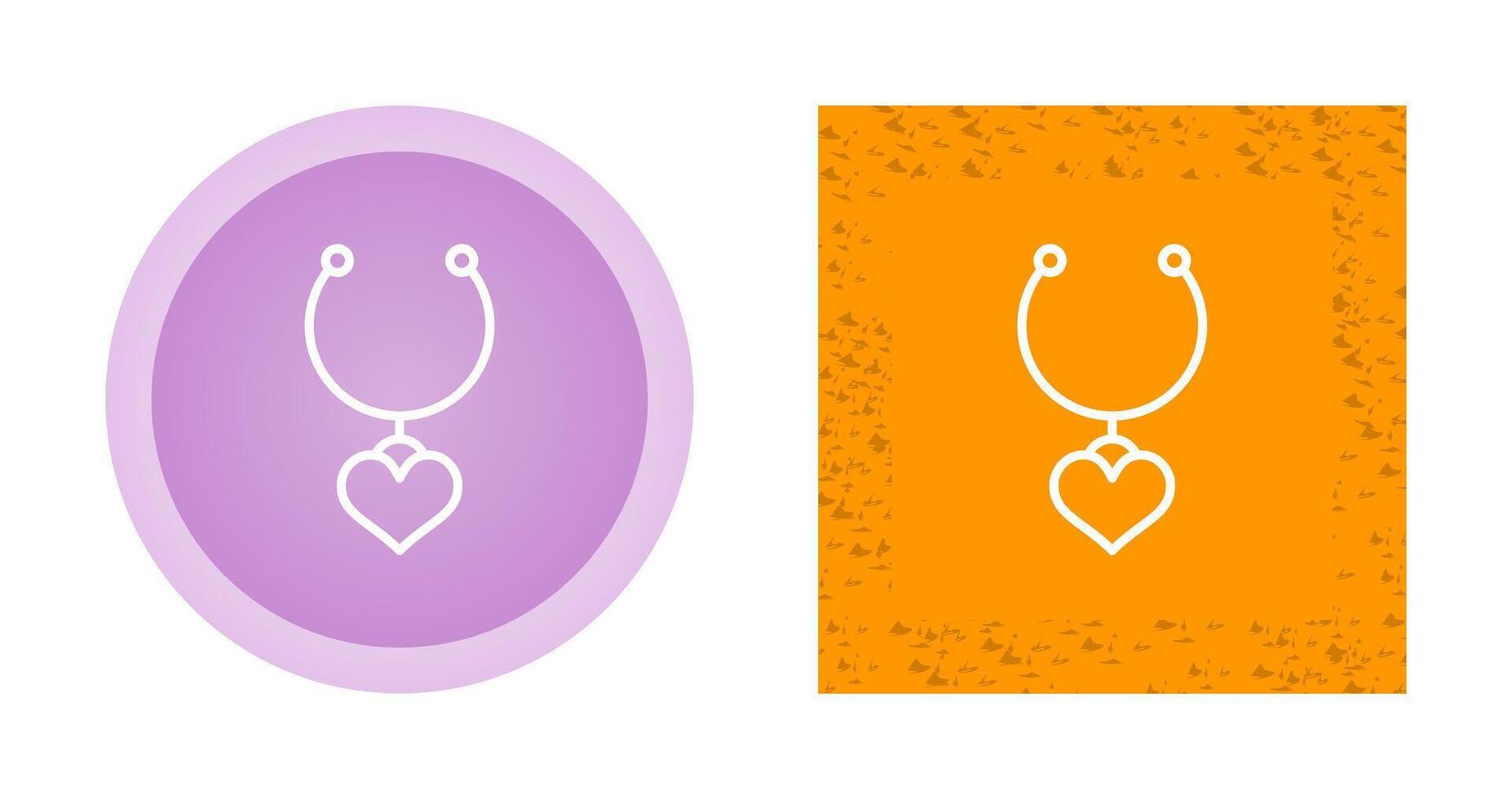 Heart Shaped Locket Vector Icon
