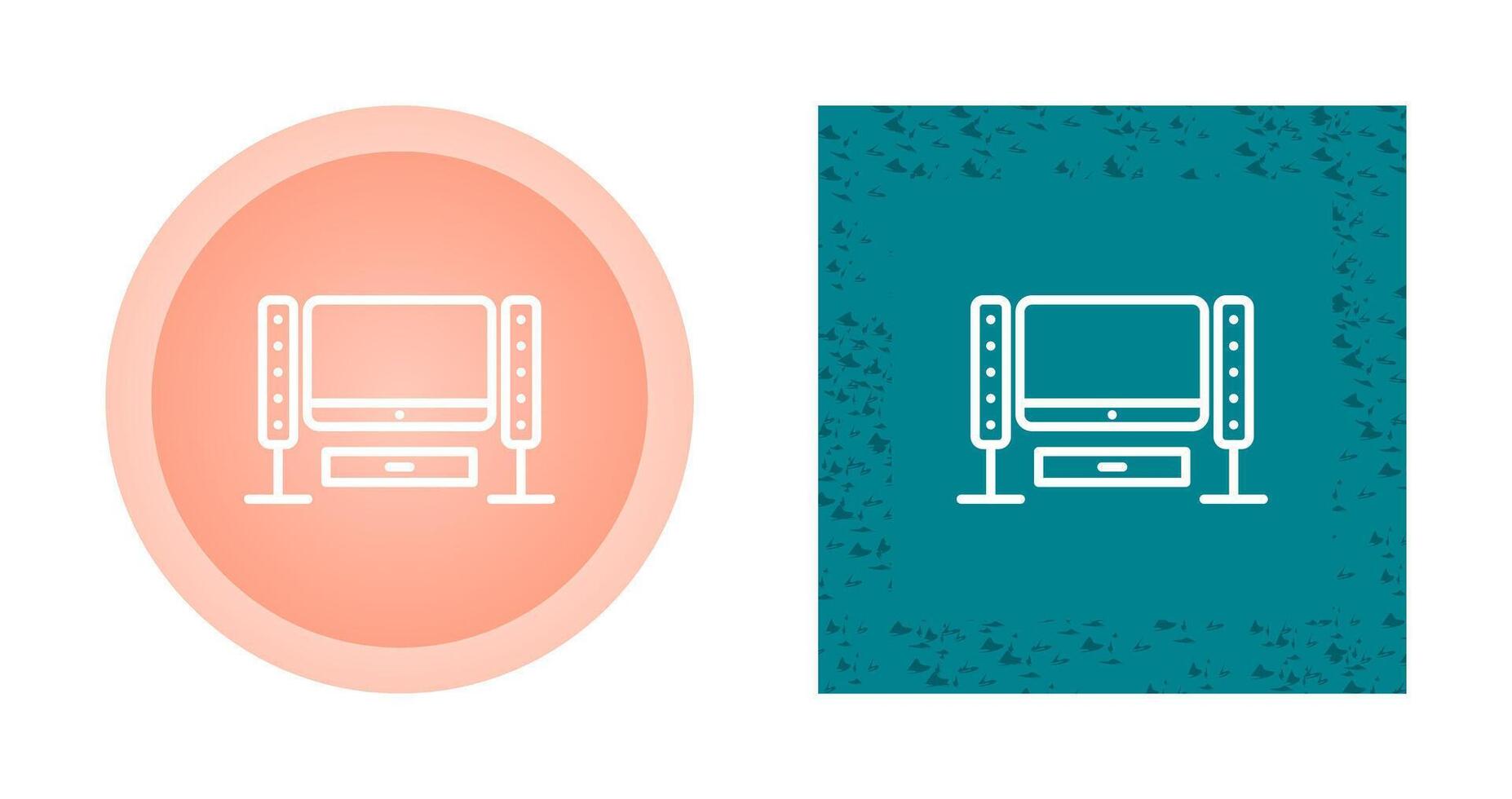 Home Theater System Vector Icon