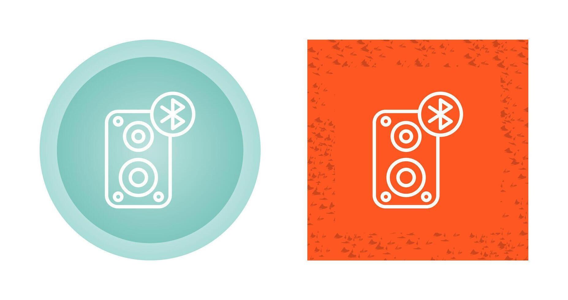 Portable Bluetooth Speaker Vector Icon