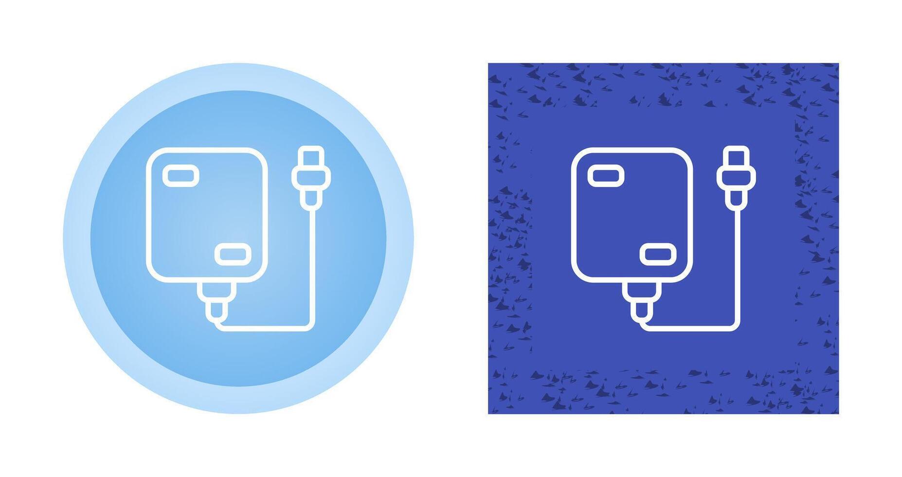 Portable Hard Drive Vector Icon