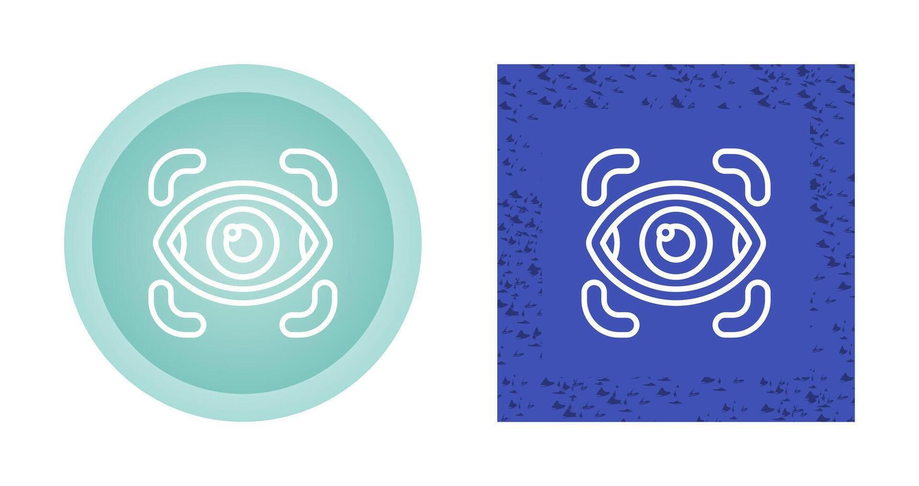 Retinal Scanner Vector Icon