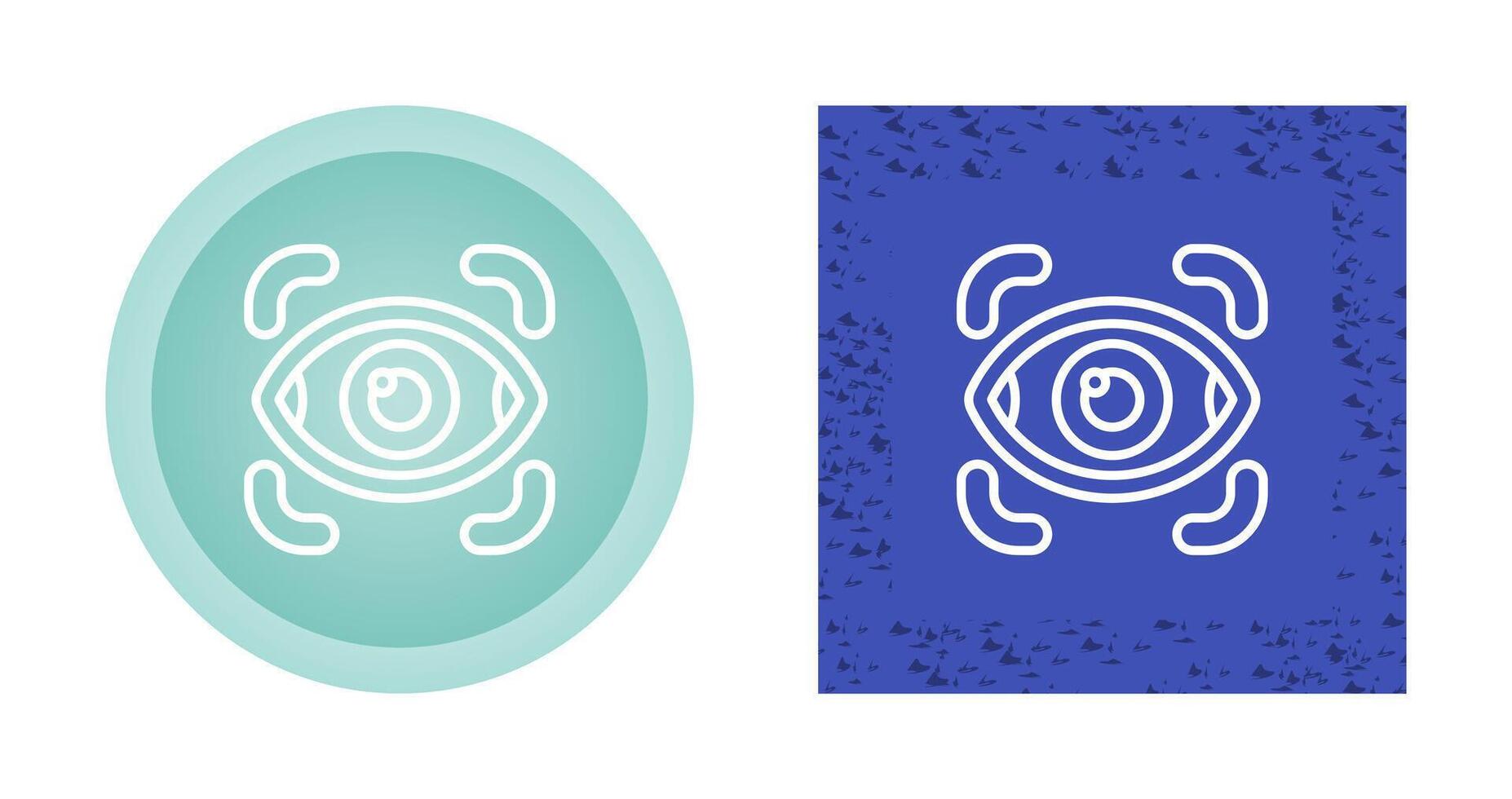 Retinal Scanner Vector Icon