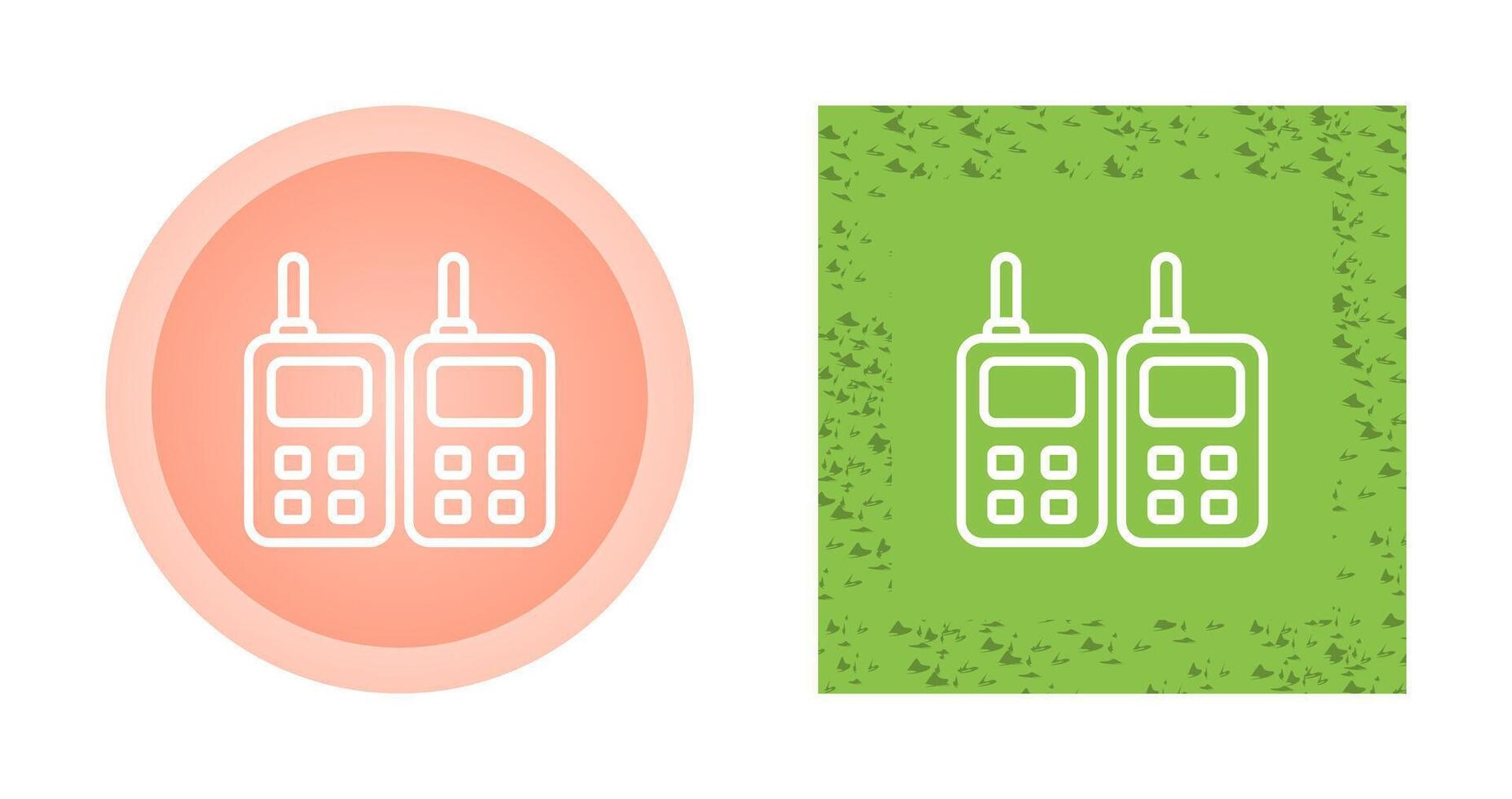 Two way Radio Vector Icon