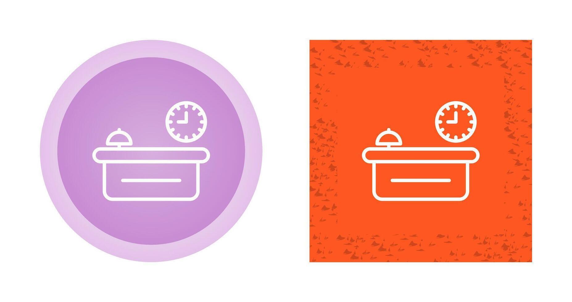 Customer Service Counter Vector Icon