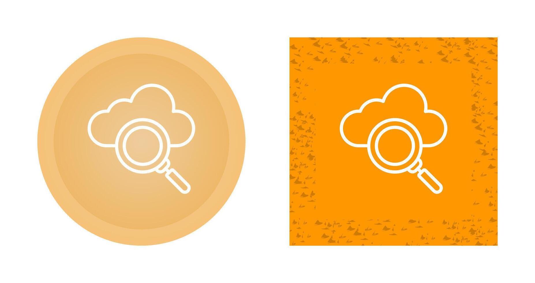 icono de vector de servidor de nube