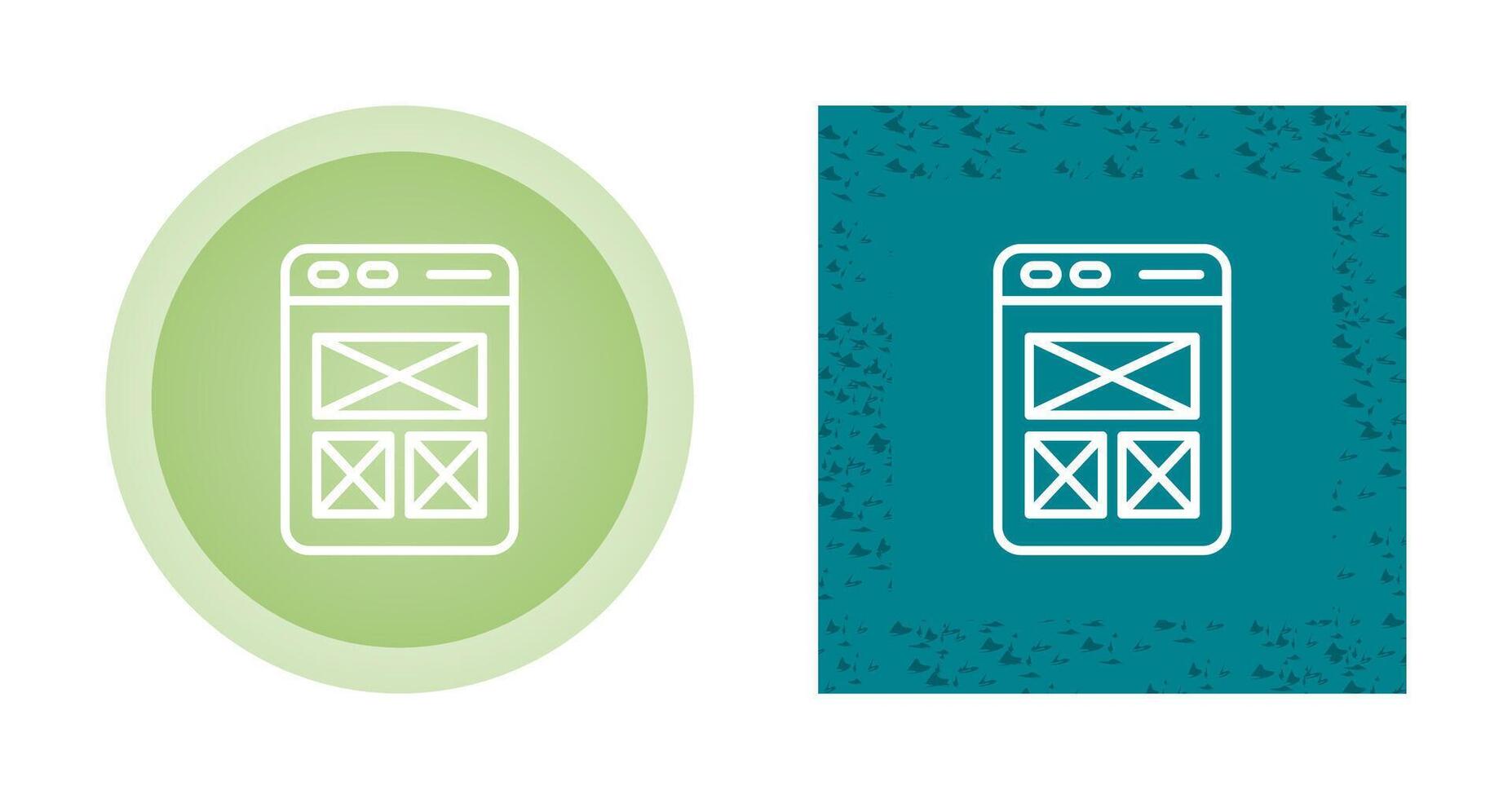 Wireframing Vector Icon