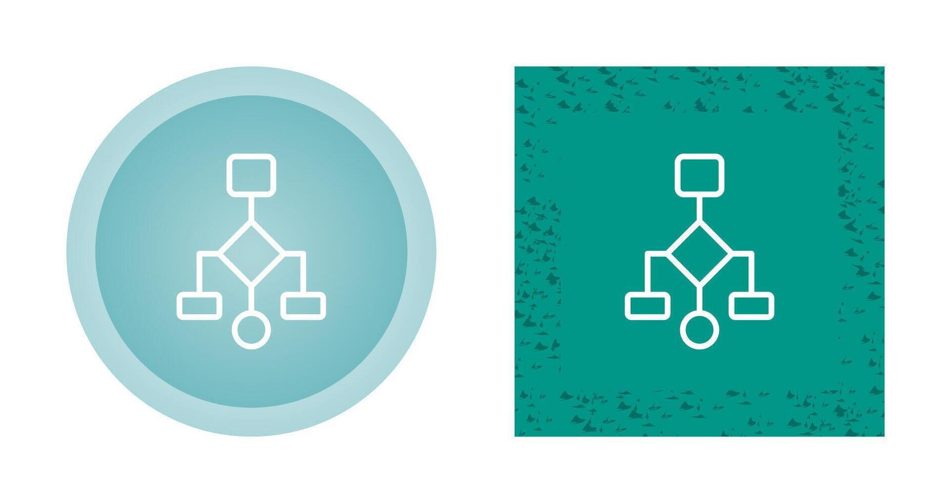 afinidad diagrama vector icono