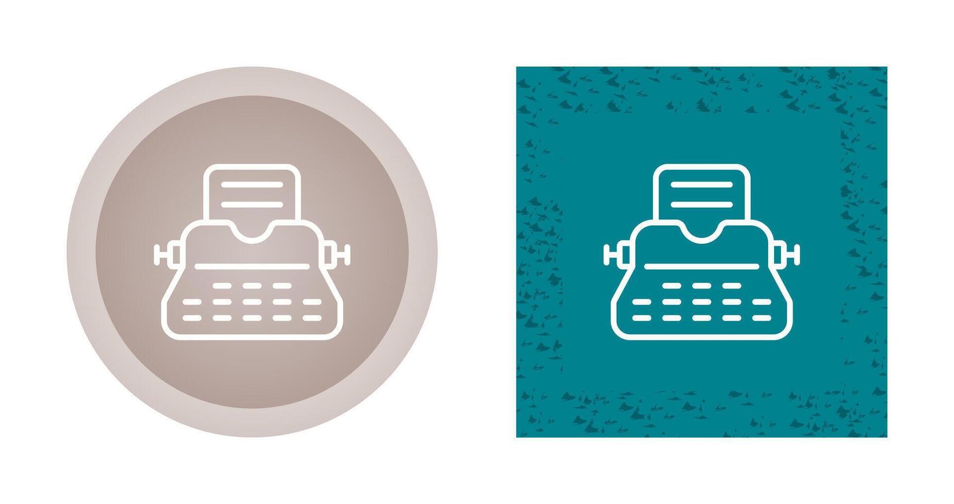 Typewriter Vector Icon