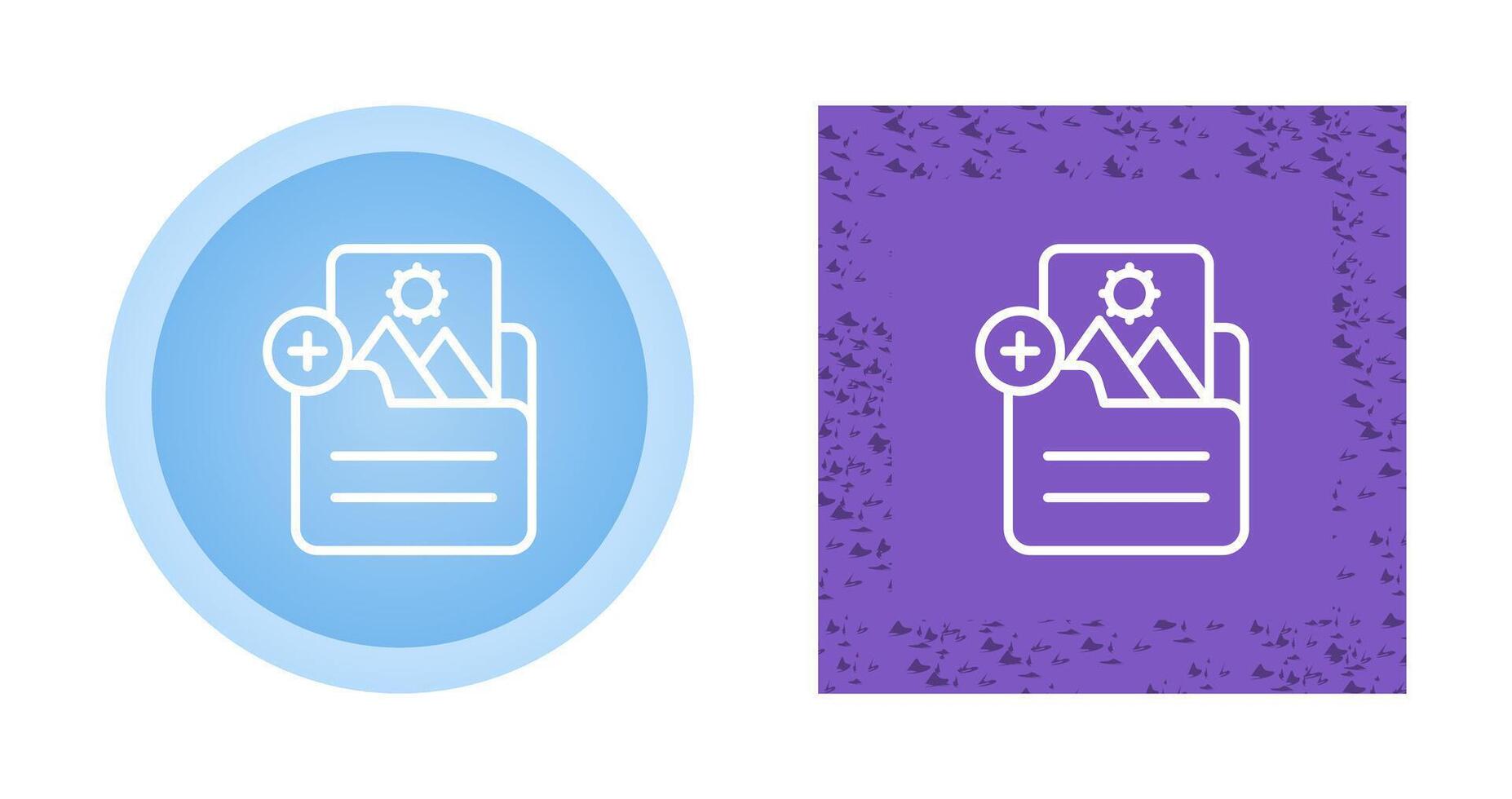 Document Insert Image Vector Icon