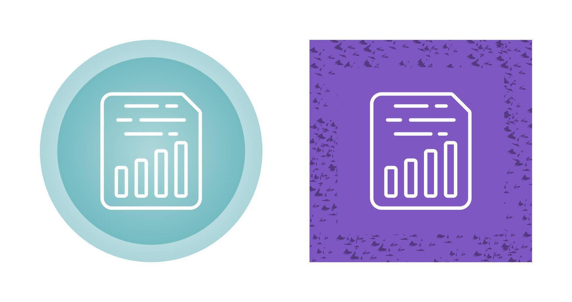 Document Insert Chart Vector Icon