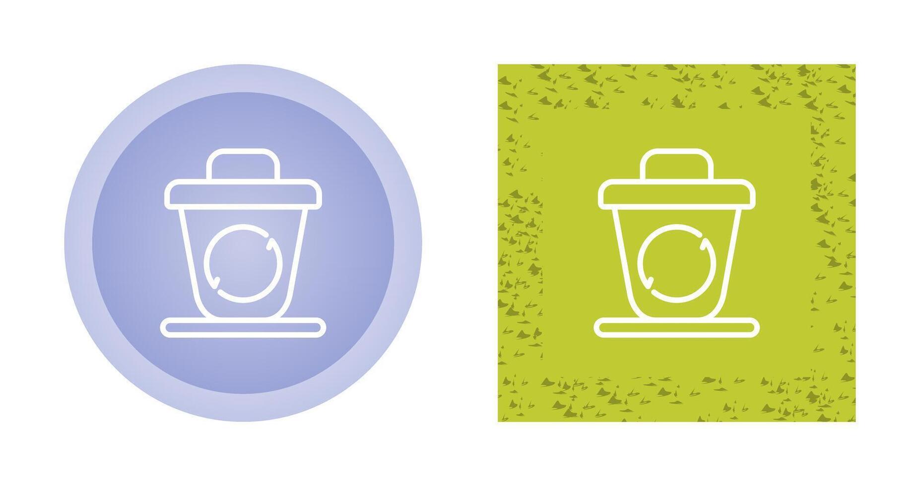 Recycling bin Vector Icon