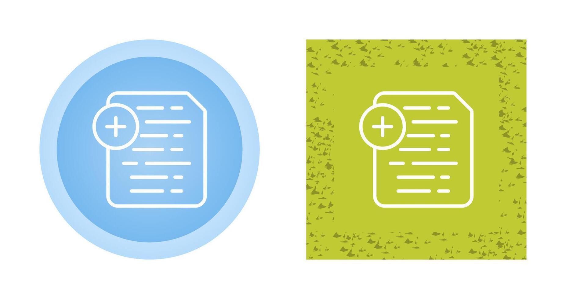 Document Insert Icon Vector Icon