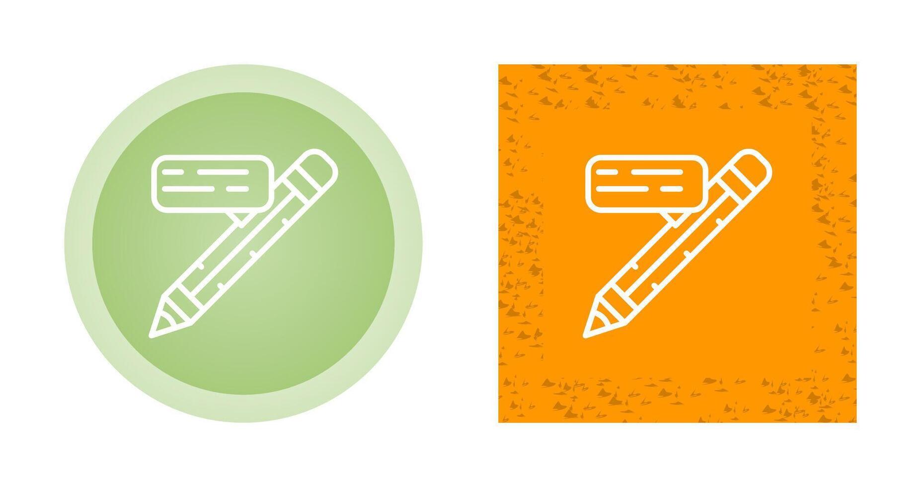 Speech bubble with pencil Vector Icon