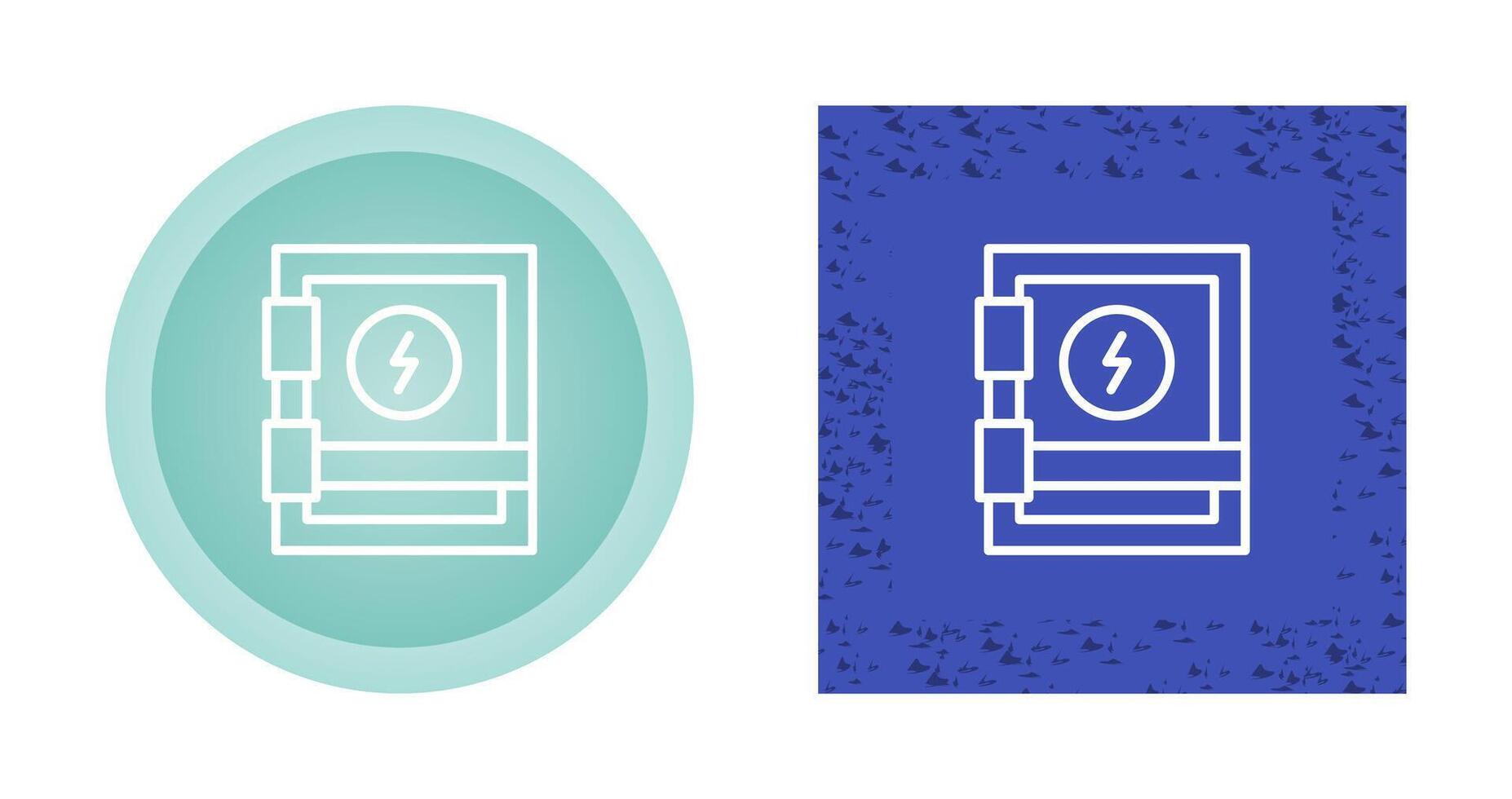 icono de vector de panel eléctrico