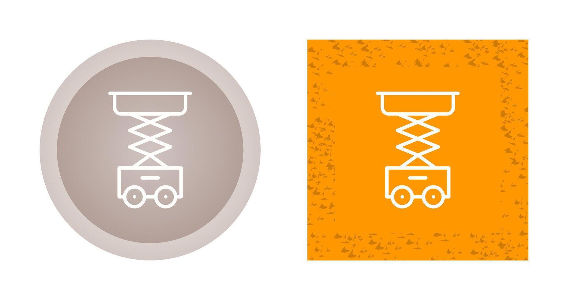 Scissor Lift Vector Icon