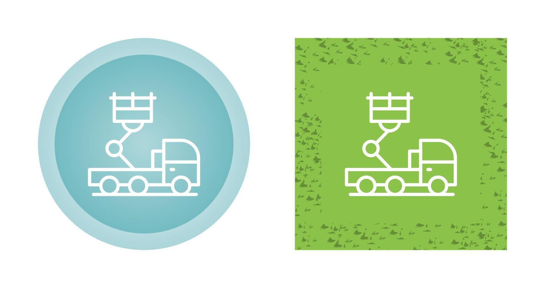 Ladder Truck Vector Icon
