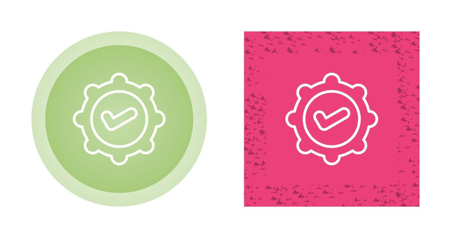 Badge Check Vector Icon
