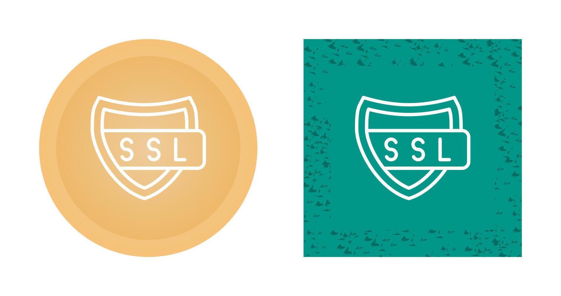 ssl certificado vector icono