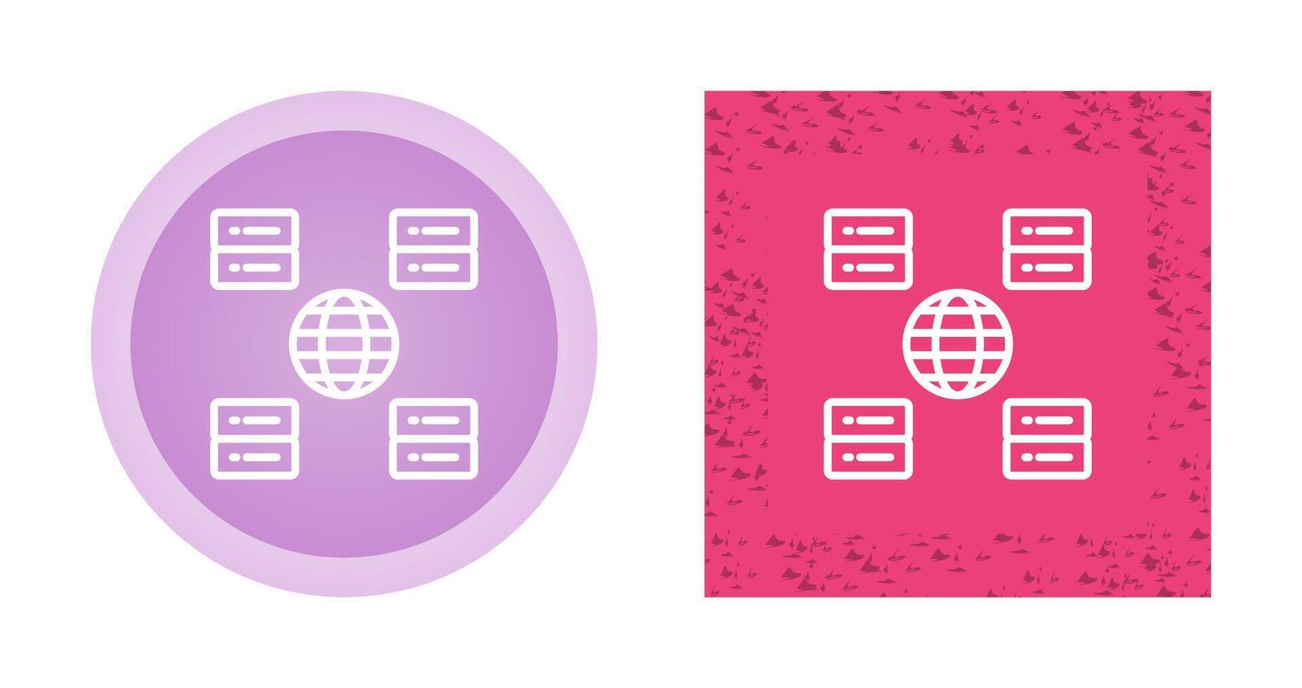 Content Delivery Network Vector Icon