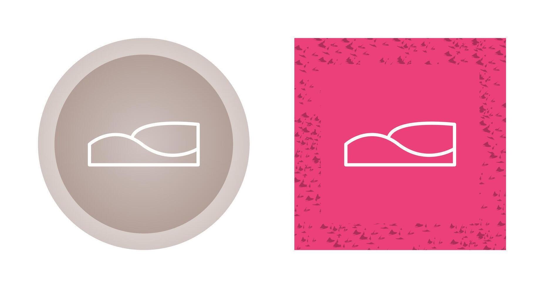 Sand dunes Vector Icon