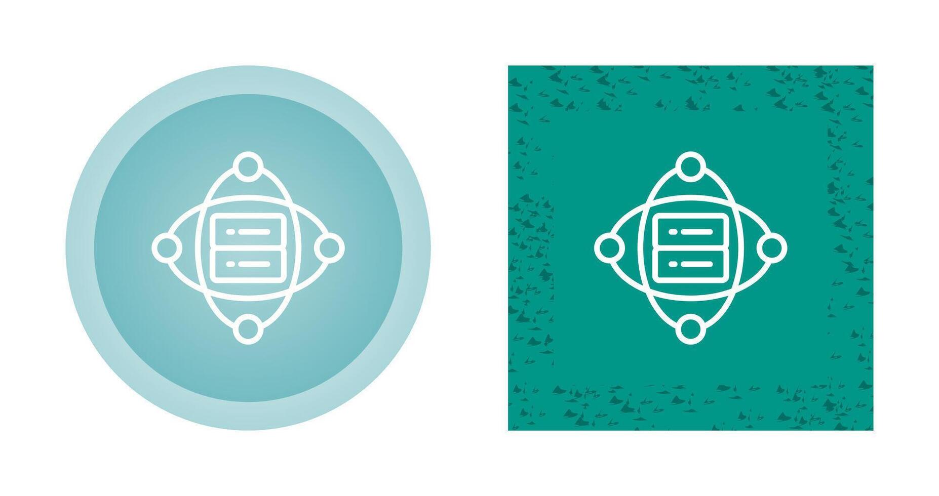 Cluster Server Vector Icon