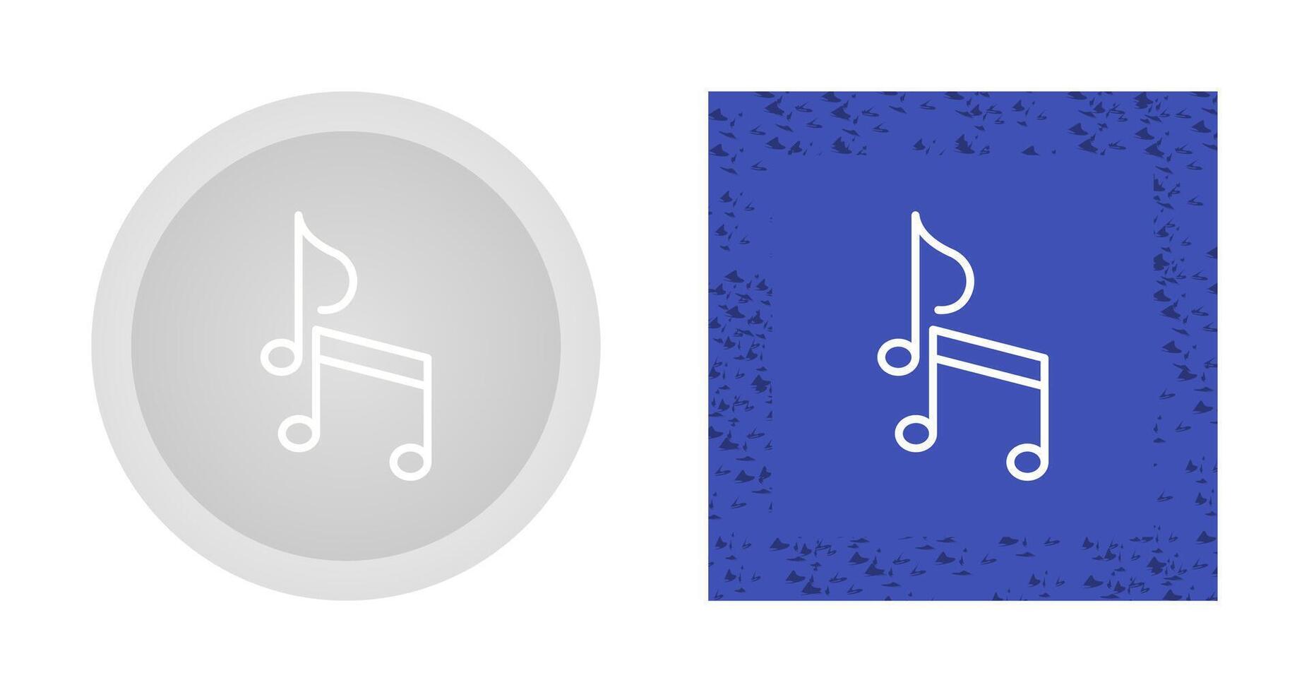 icono de vector de nota musical