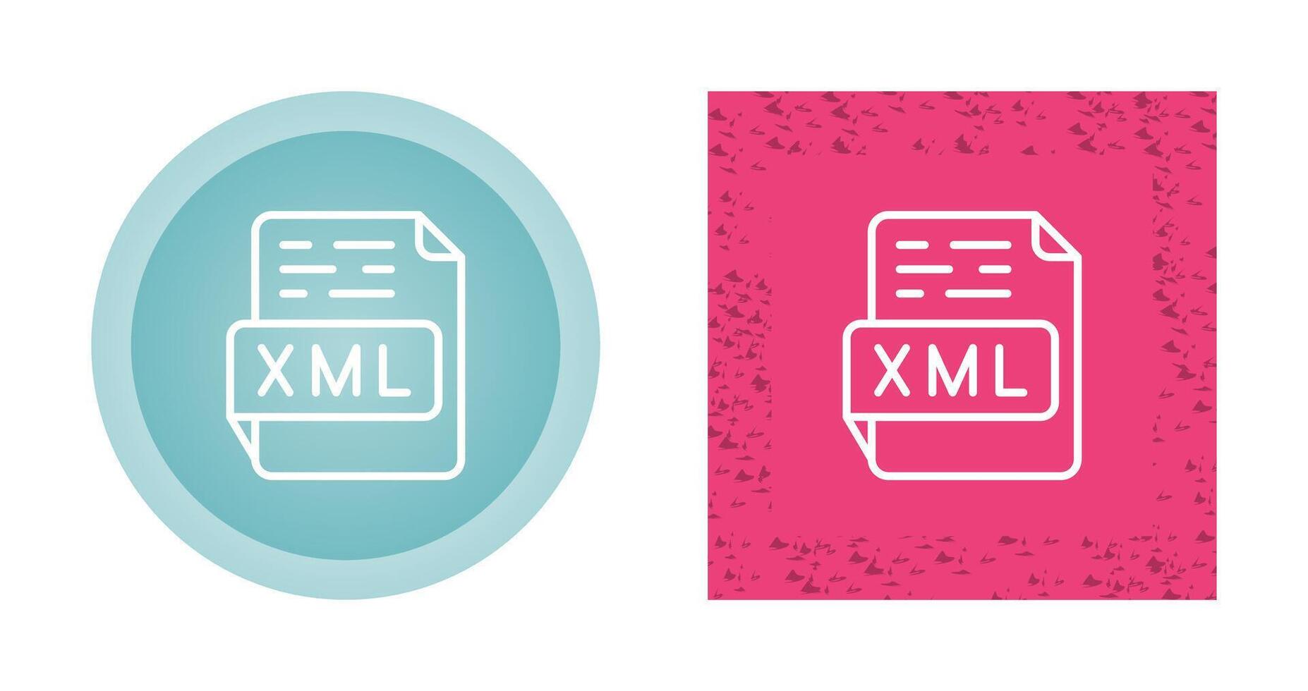 XML Vector Icon