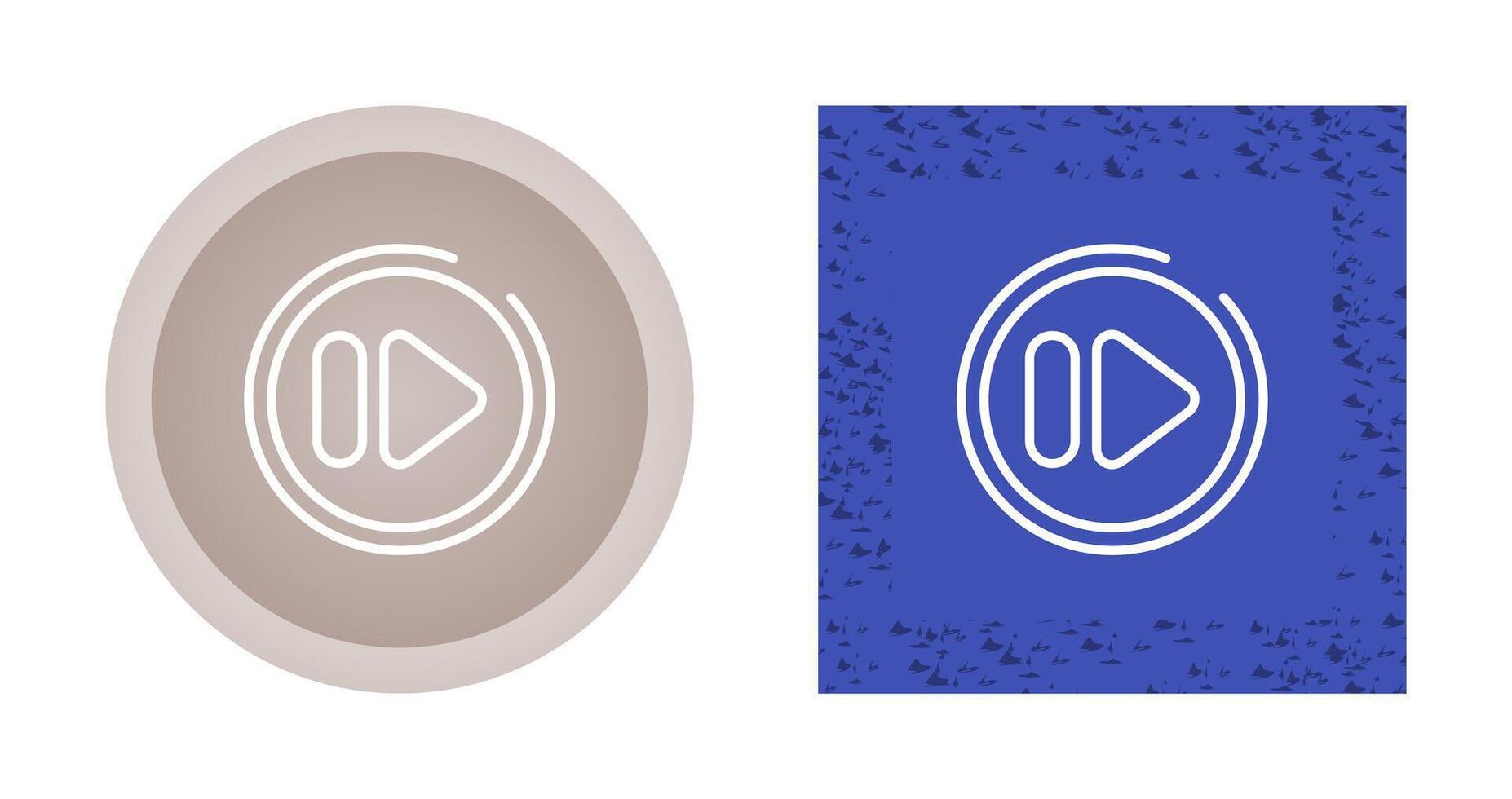 Fast Forward Button Vector Icon