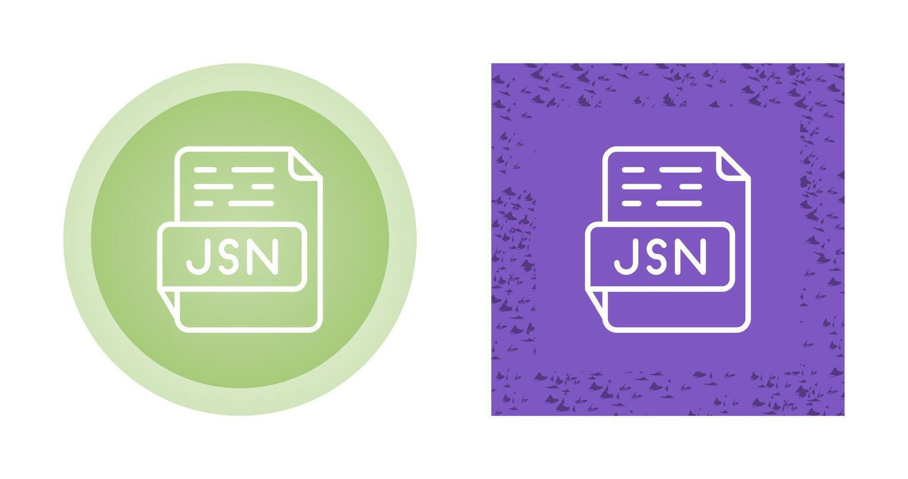 JSON Vector Icon