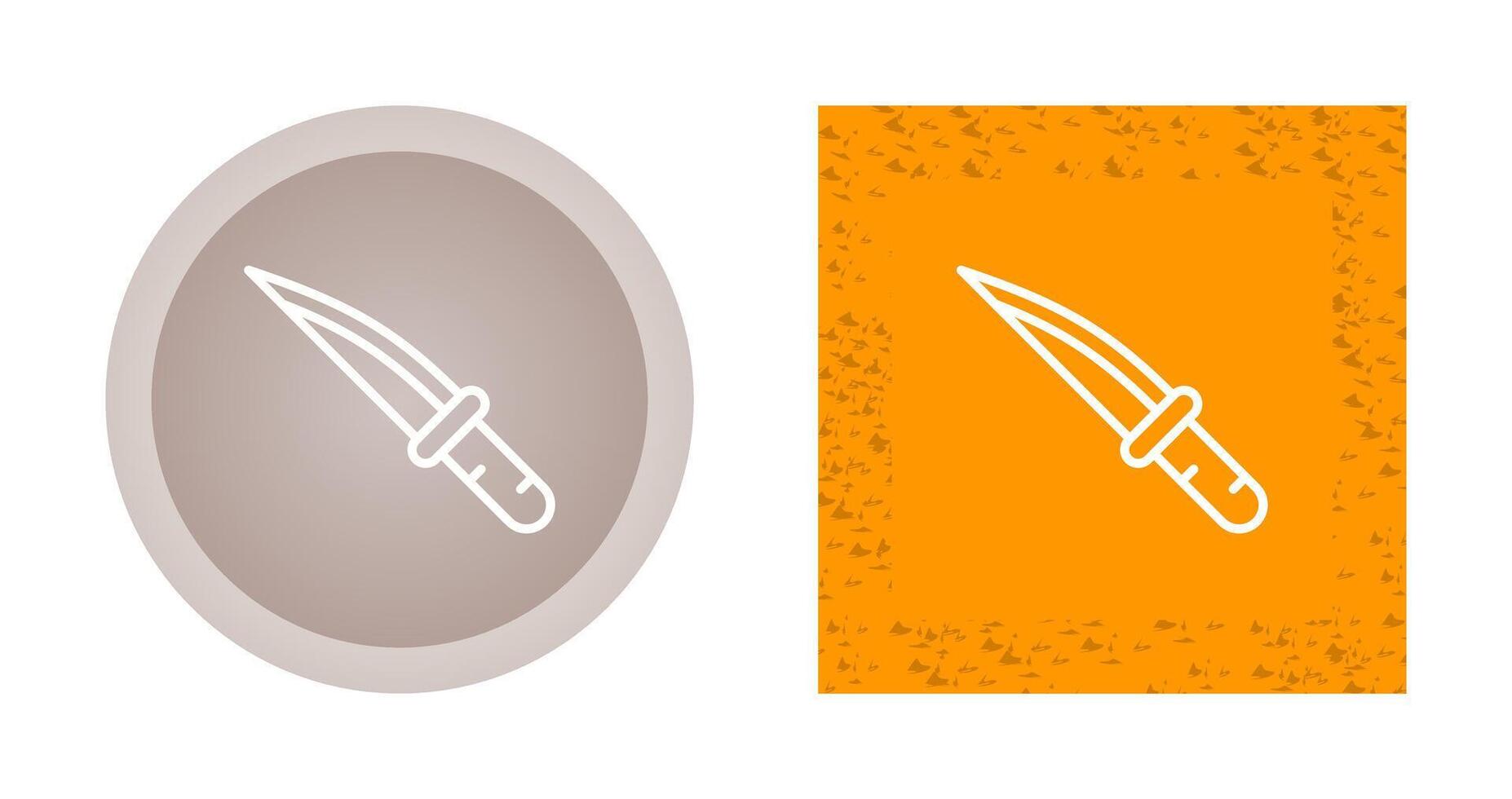 icono de vector de cuchillo