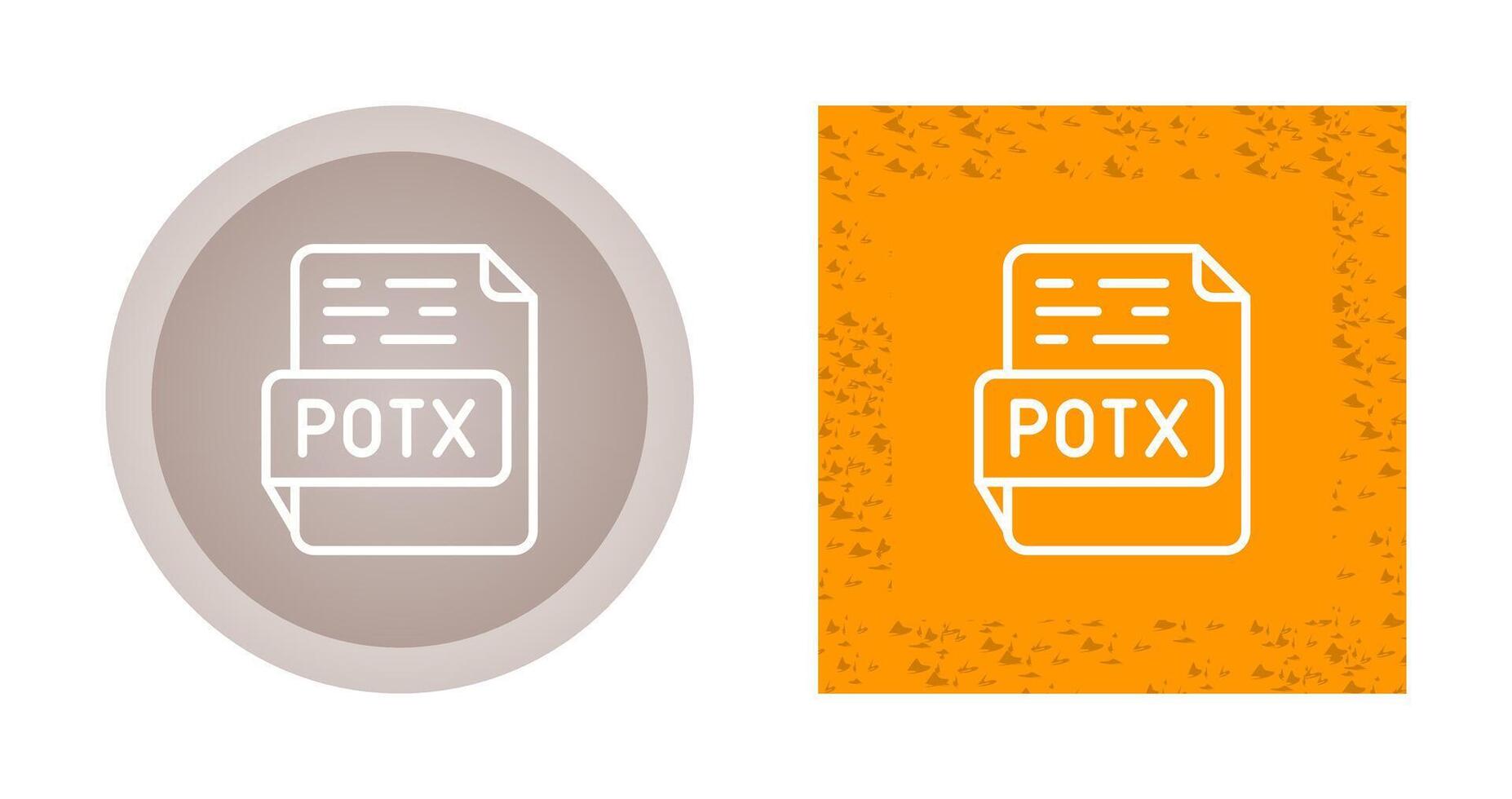 POTX Vector Icon