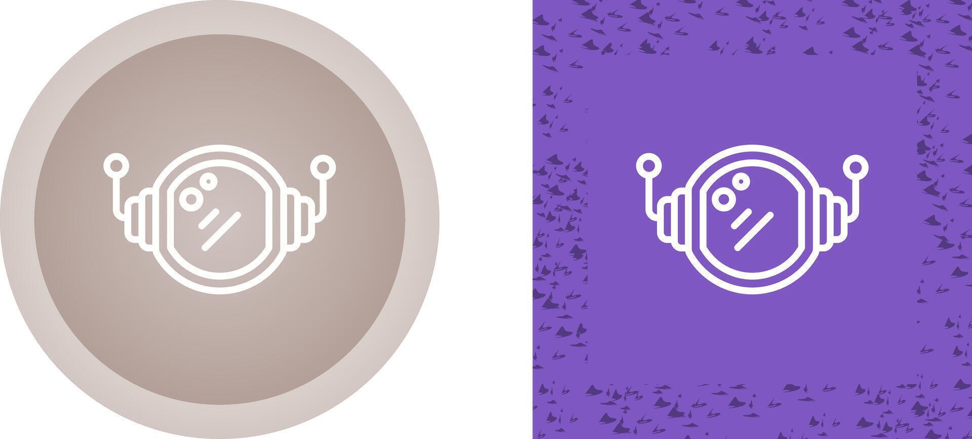 Astronaut Helmet Vector Icon