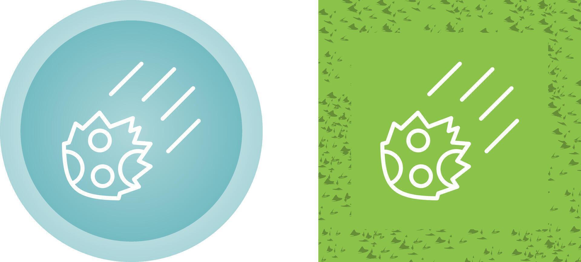 Meteor Vector Icon