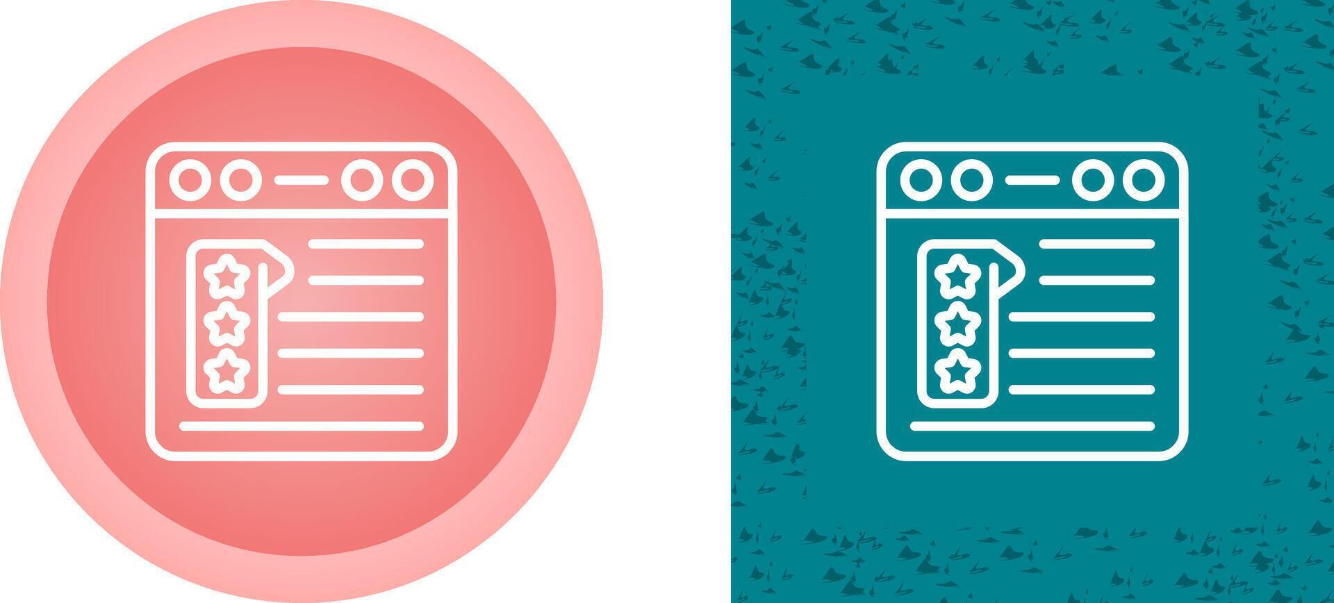 Review Vector Icon