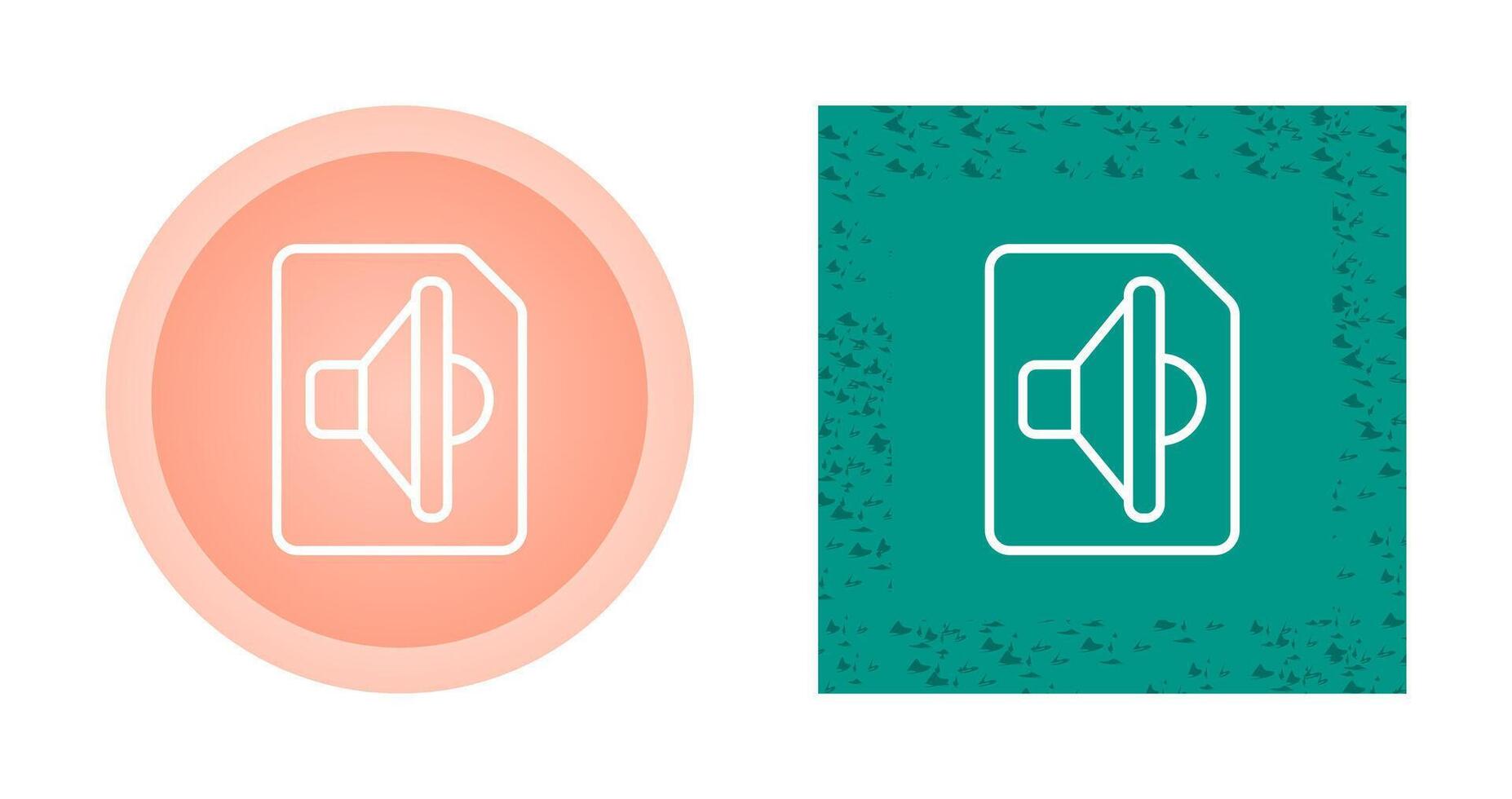 Audio File Vector Icon