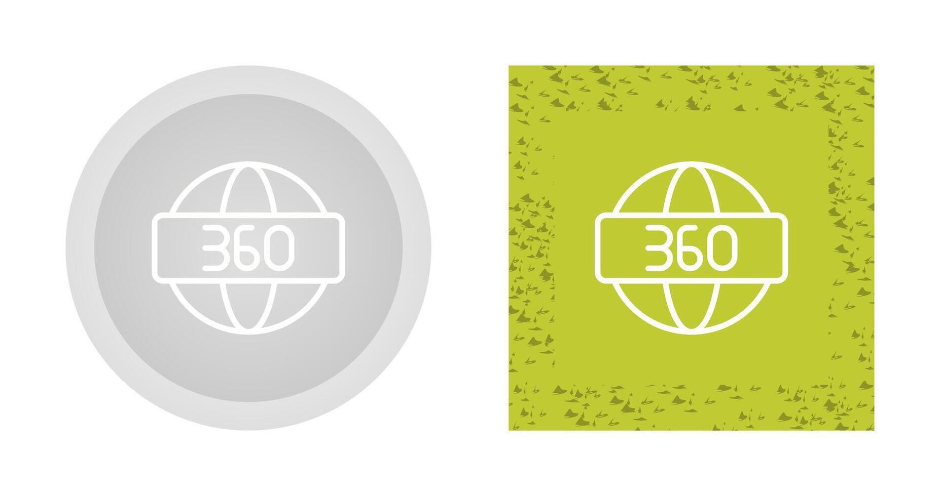 360 Degrees Vector Icon