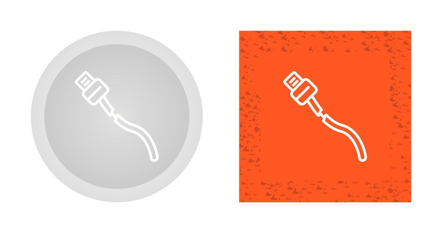 Broken Cable Vector Icon